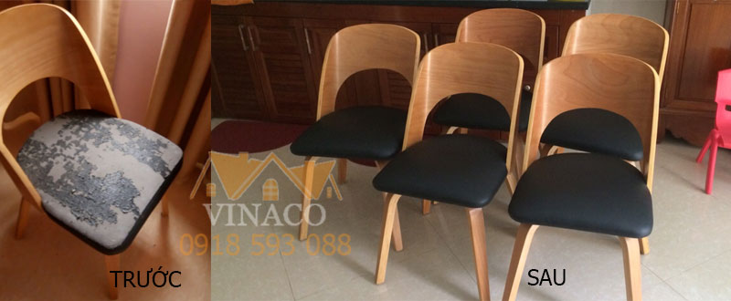 Bọc ghế ăn đẹp tại Vinaco